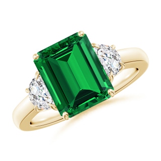 Emerald Cut Lab-Grown Lab Grown Emerald