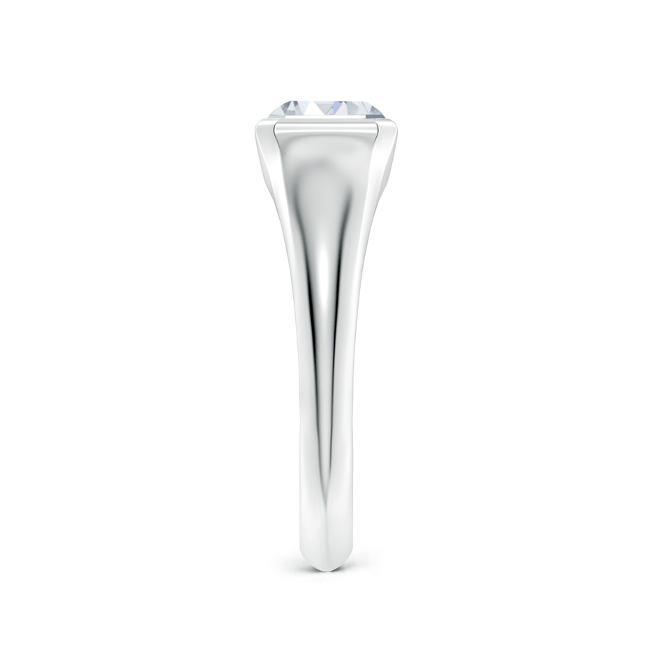 8x6mm FGVS Lab-Grown Emerald-Cut Diamond Signet Ring in White Gold side 299