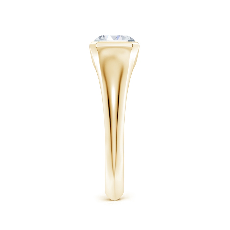 8x6mm FGVS Lab-Grown Emerald-Cut Diamond Signet Ring in Yellow Gold side 299
