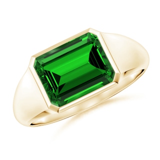 Emerald Cut Lab-Grown Lab Grown Emerald