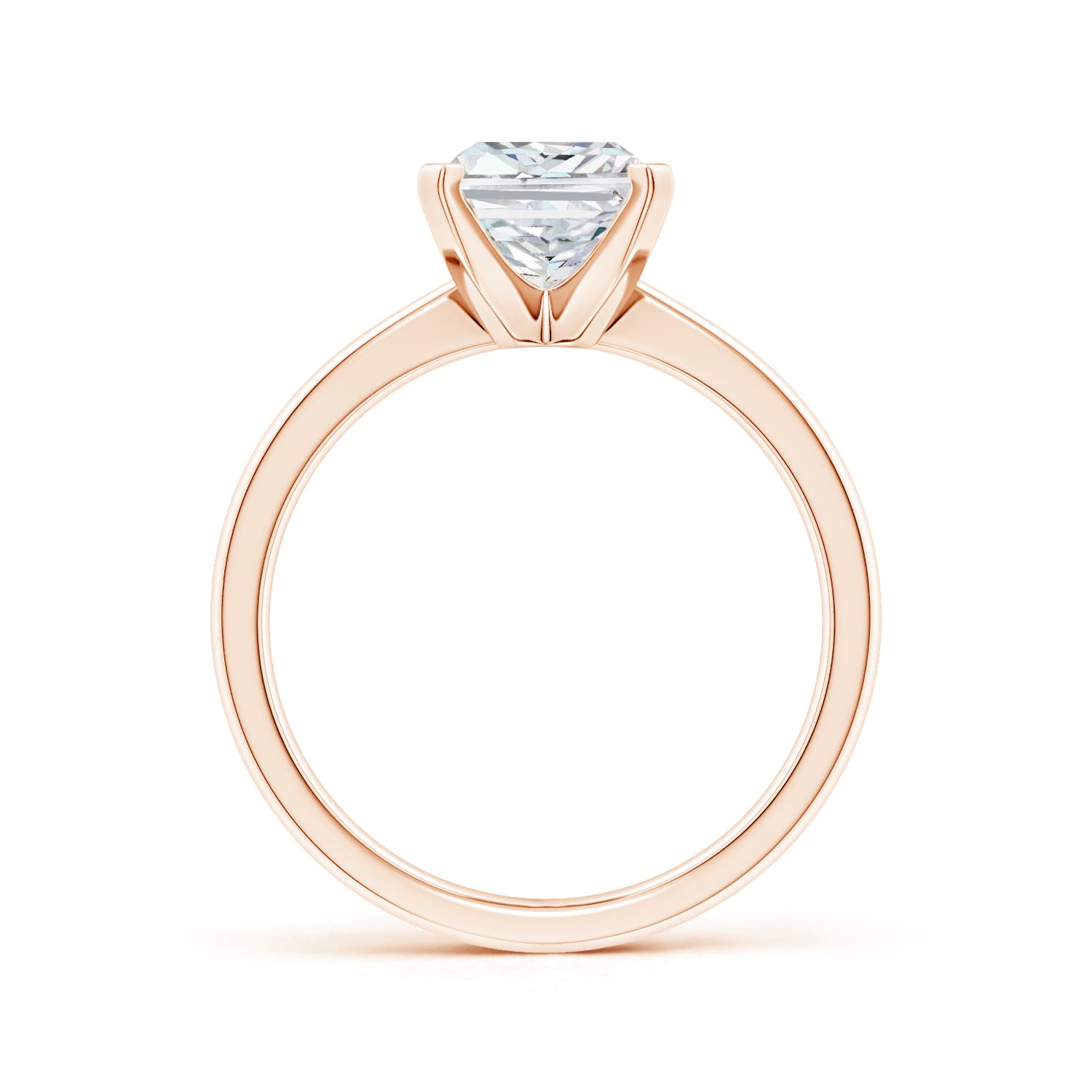 F-G, VS / 3 CT / 14 KT Rose Gold