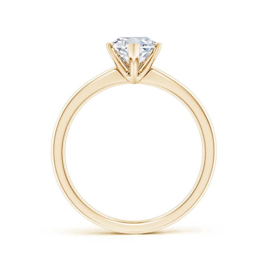 10x5mm FGVS Lab-Grown Marquise Diamond Reverse Tapered Shank Solitaire Engagement Ring in 10K Yellow Gold side 199