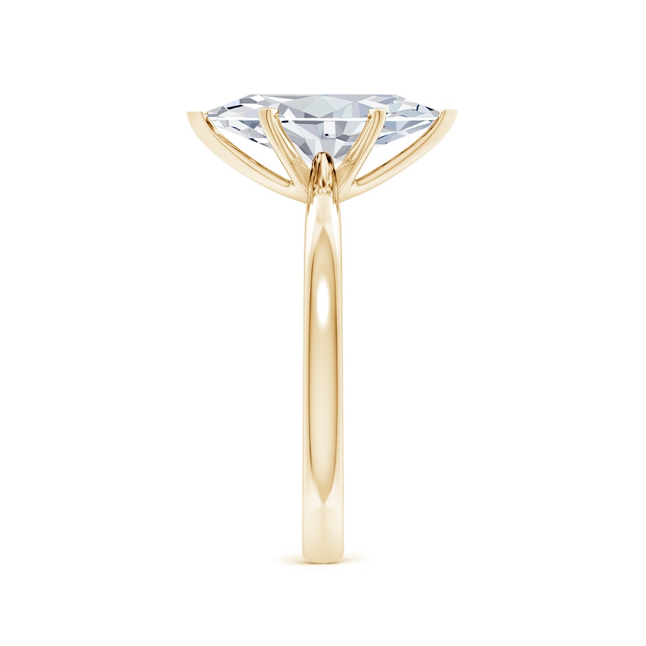 10x5mm FGVS Lab-Grown Marquise Diamond Reverse Tapered Shank Solitaire Engagement Ring in 10K Yellow Gold side 299