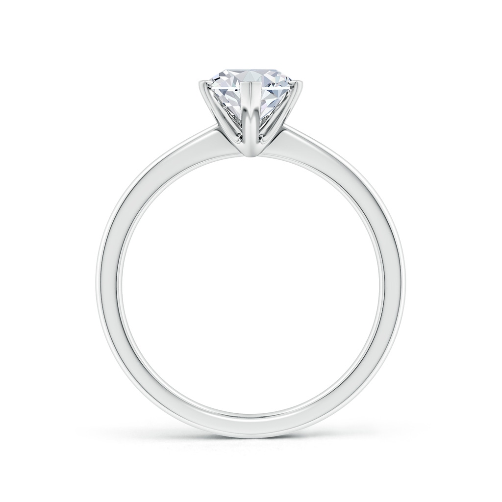 10x5mm FGVS Lab-Grown Marquise Diamond Reverse Tapered Shank Solitaire Engagement Ring in 18K White Gold - side 199