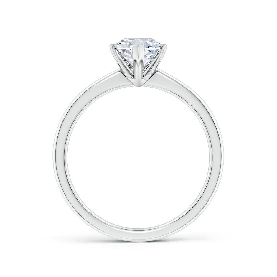 10x5mm FGVS Lab-Grown Marquise Diamond Reverse Tapered Shank Solitaire Engagement Ring in 18K White Gold side 199