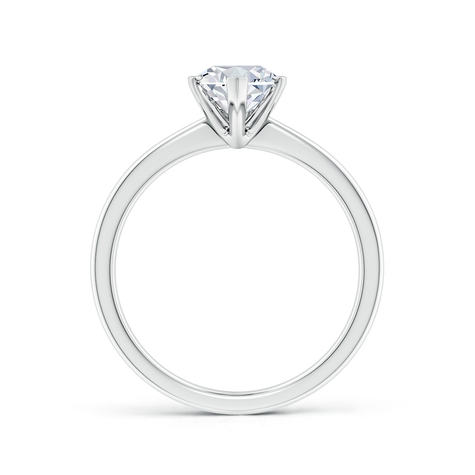 10x5mm FGVS Lab-Grown Marquise Diamond Reverse Tapered Shank Solitaire Engagement Ring in P950 Platinum side 199