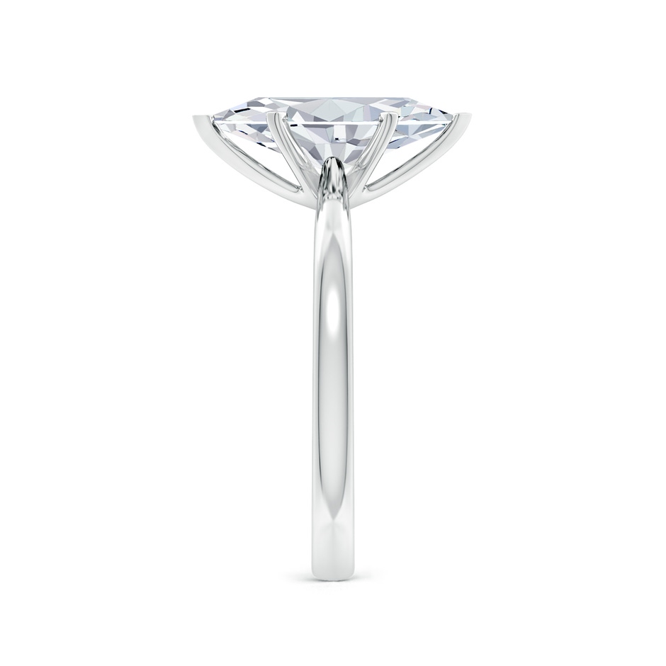 10x5mm FGVS Lab-Grown Marquise Diamond Reverse Tapered Shank Solitaire Engagement Ring in P950 Platinum side 299