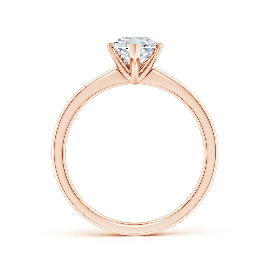 10x5mm FGVS Lab-Grown Marquise Diamond Reverse Tapered Shank Solitaire Engagement Ring in Rose Gold side 199
