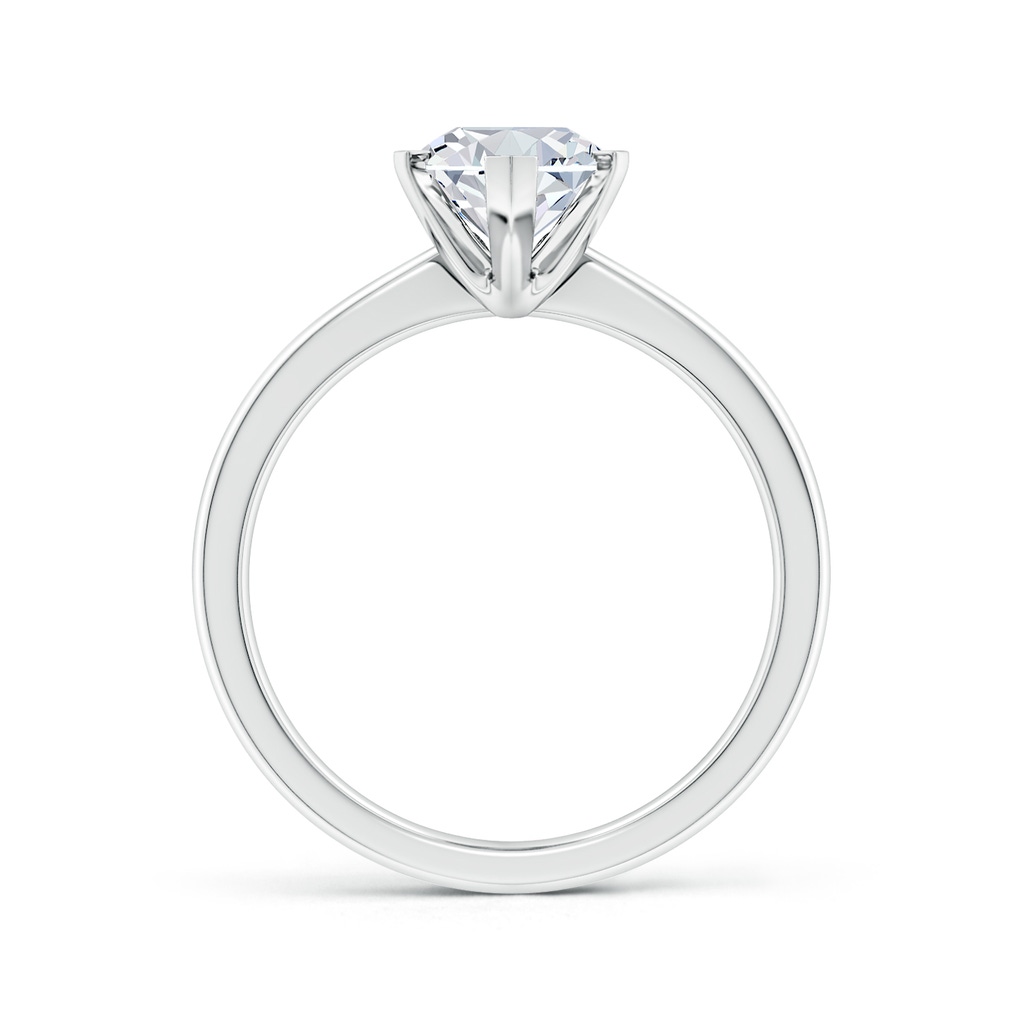 13x6.5mm FGVS Lab-Grown Marquise Diamond Reverse Tapered Shank Solitaire Engagement Ring in White Gold - side 199