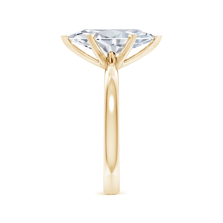 13x6.5mm FGVS Lab-Grown Marquise Diamond Reverse Tapered Shank Solitaire Engagement Ring in Yellow Gold side 299