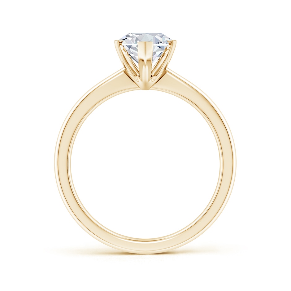 15x7mm FGVS Lab-Grown Marquise Diamond Reverse Tapered Shank Solitaire Engagement Ring in Yellow Gold side 199