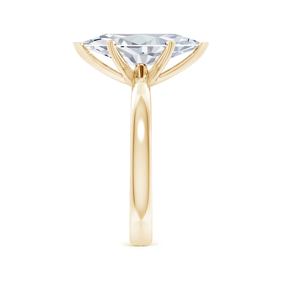 15x7mm FGVS Lab-Grown Marquise Diamond Reverse Tapered Shank Solitaire Engagement Ring in Yellow Gold side 299