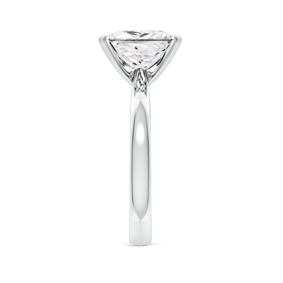 8.9mm FGVS Lab-Grown Princess-Cut Diamond Reverse Tapered Shank Solitaire Engagement Ring in P950 Platinum side 199