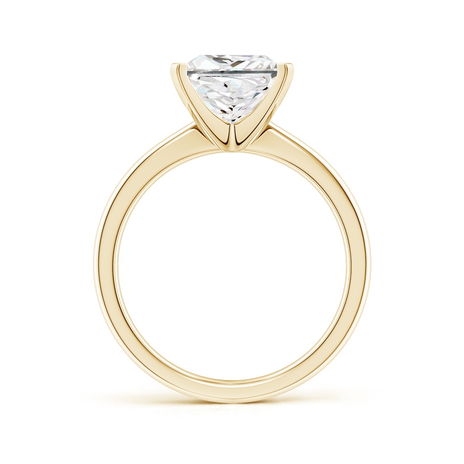8mm FGVS Lab-Grown Princess-Cut Diamond Reverse Tapered Shank Solitaire Engagement Ring in 18K Yellow Gold side 299