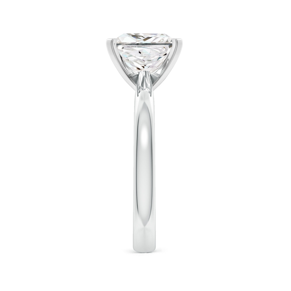 8mm FGVS Lab-Grown Princess-Cut Diamond Reverse Tapered Shank Solitaire Engagement Ring in P950 Platinum - side 199