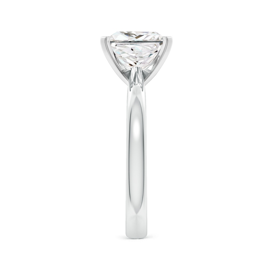 8mm FGVS Lab-Grown Princess-Cut Diamond Reverse Tapered Shank Solitaire Engagement Ring in P950 Platinum side 199