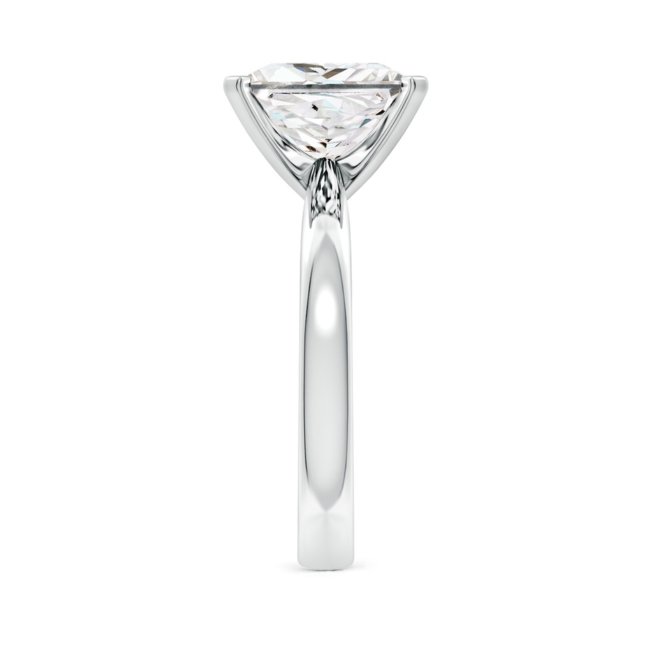 9.4mm FGVS Lab-Grown Princess-Cut Diamond Reverse Tapered Shank Solitaire Engagement Ring in P950 Platinum side 199
