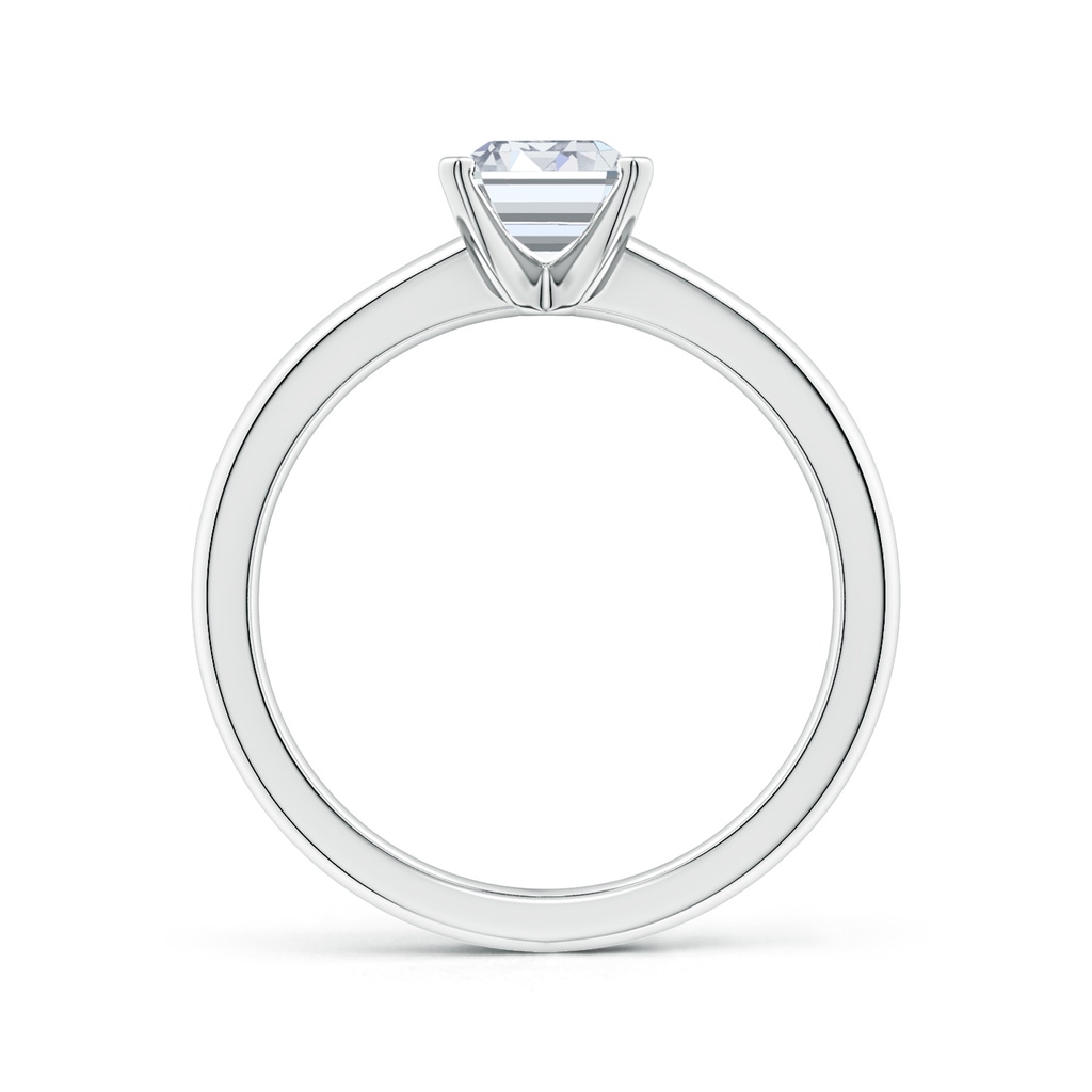 8.5x6.5mm FGVS Lab-Grown Solitaire Emerald-Cut Diamond Tapered Shank Engagement Ring in P950 Platinum - side 199
