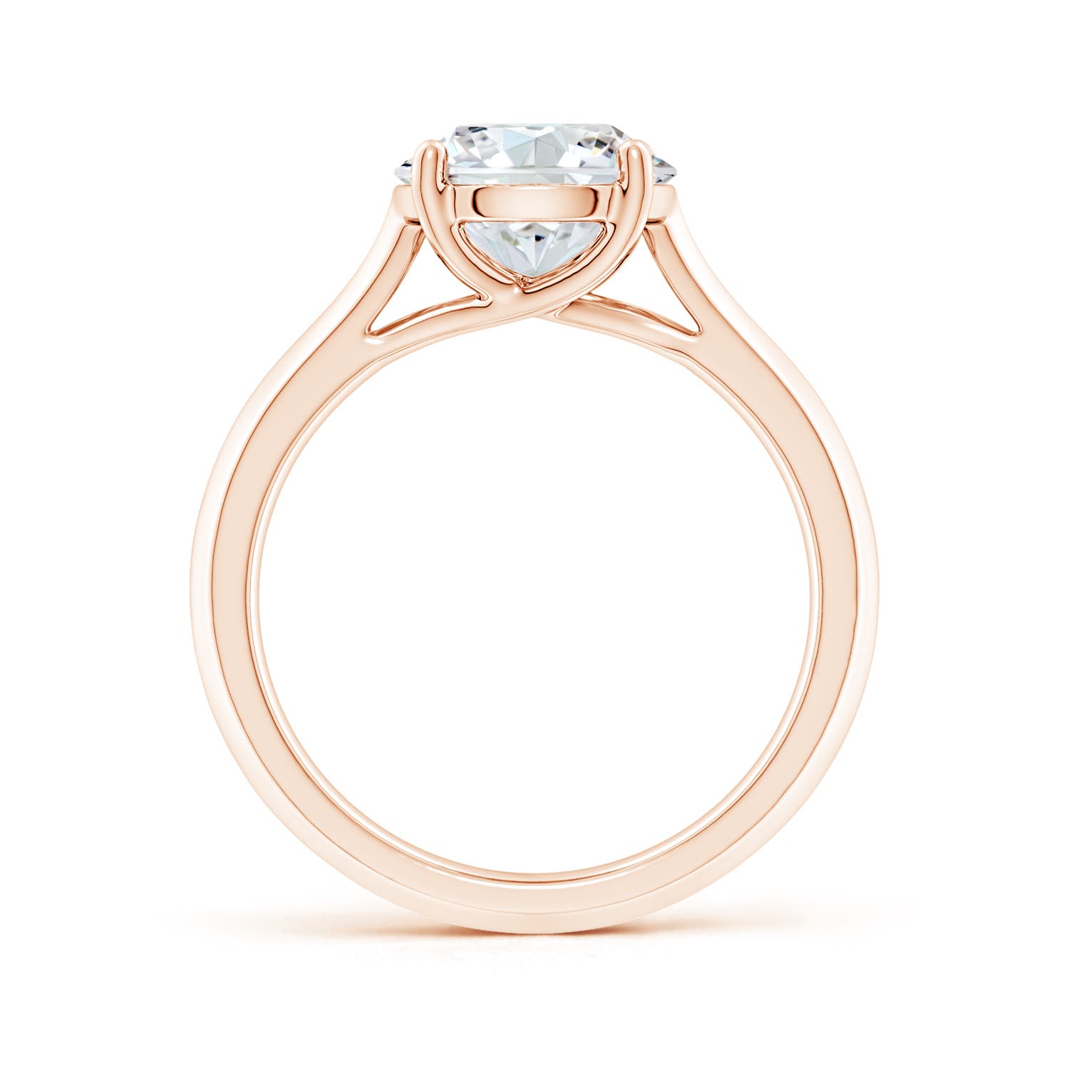 F-G, VS / 4 CT / 14 KT Rose Gold