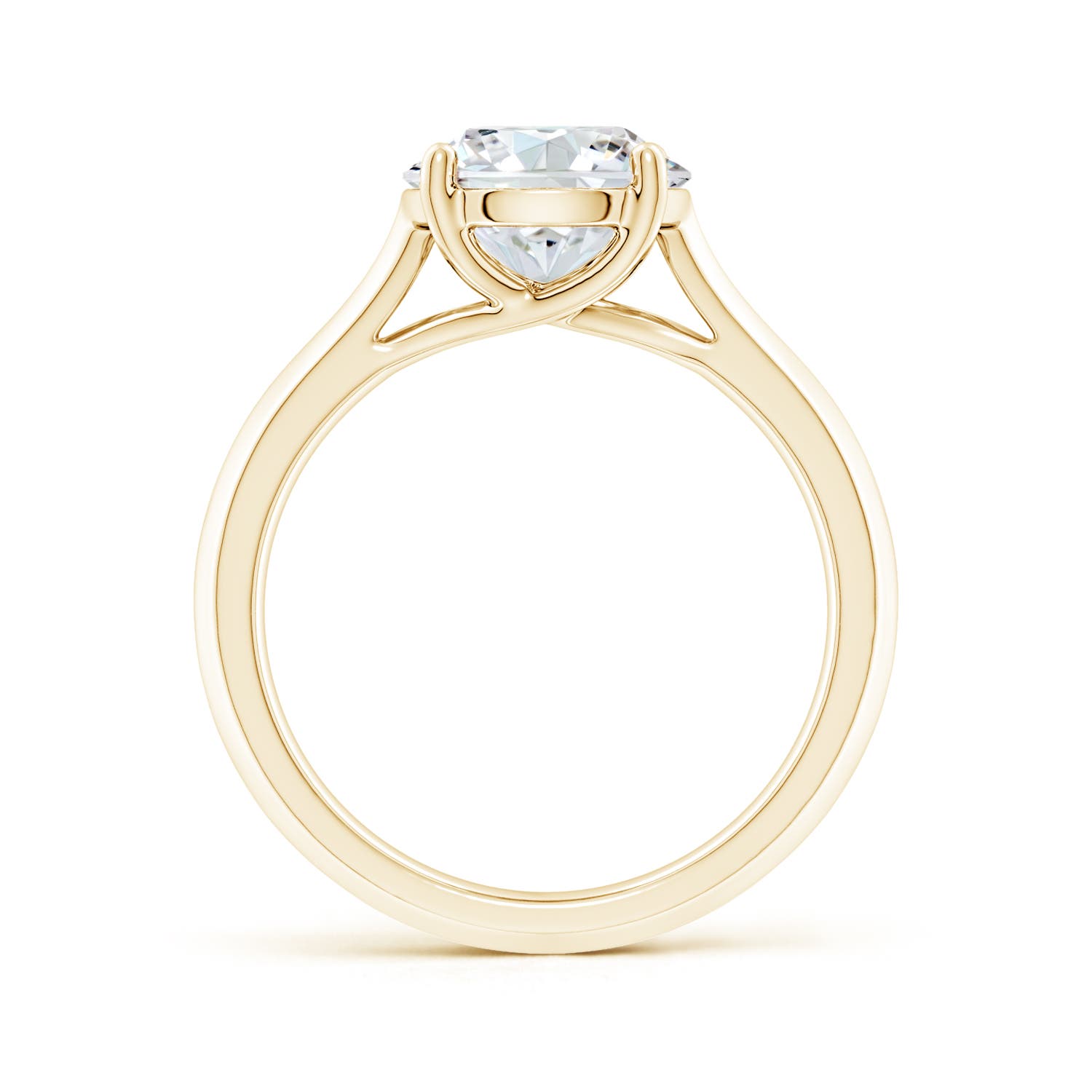 F-G, VS / 4 CT / 14 KT Yellow Gold