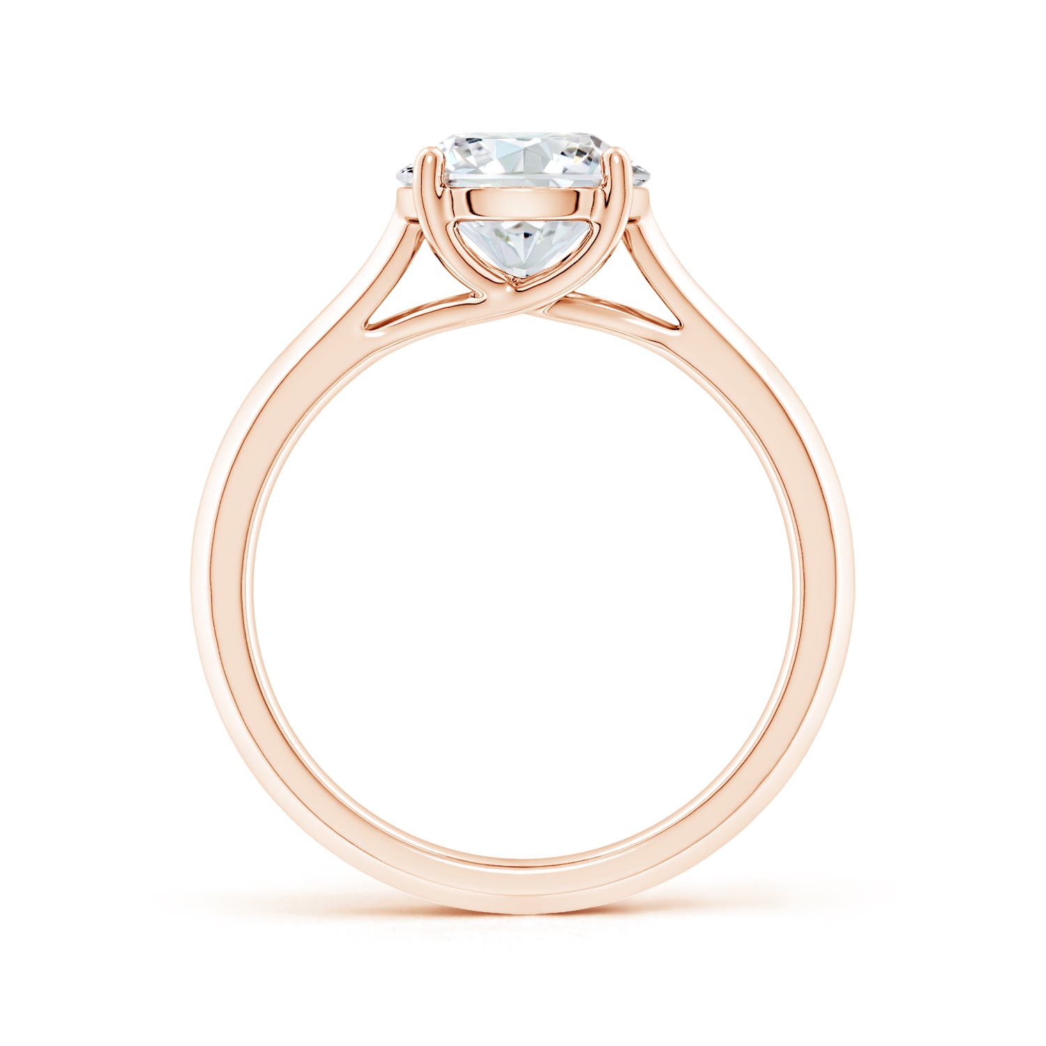 F-G, VS / 3 CT / 14 KT Rose Gold