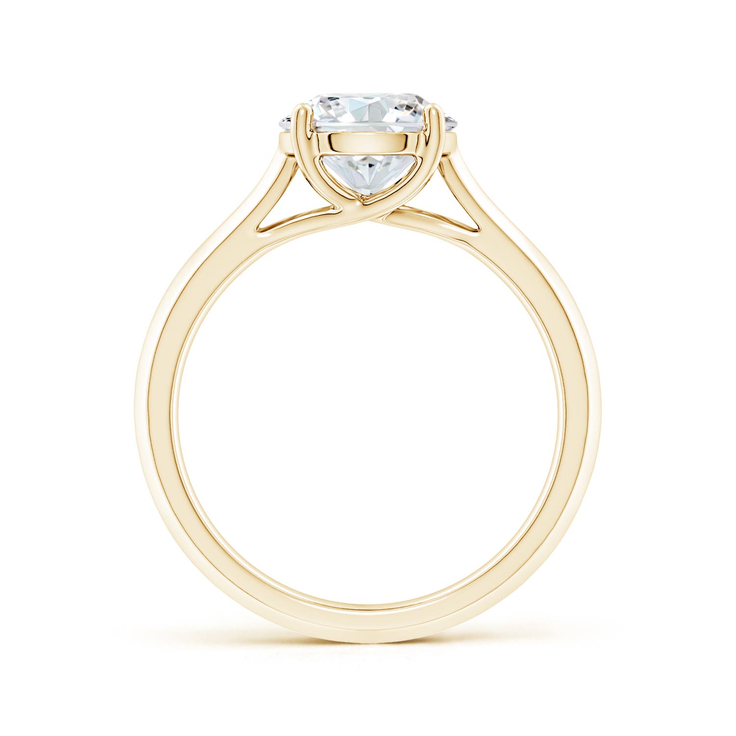 F-G, VS / 3 CT / 14 KT Yellow Gold