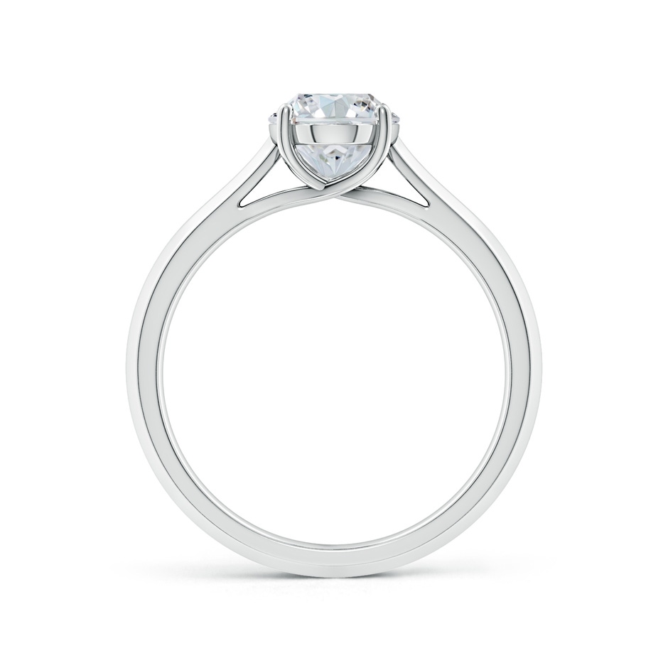 7.7x5.7mm FGVS Lab-Grown Oval Diamond Knife-Edge Shank Trellis Engagement Ring in 9K White Gold side 199