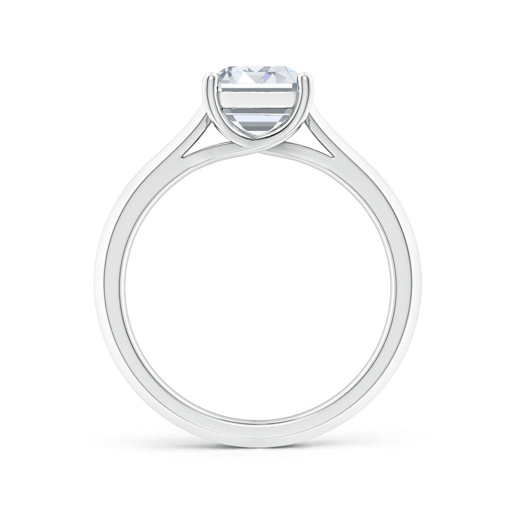 10x7.5mm FGVS Lab-Grown Emerald-Cut Diamond Knife-Edge Shank Trellis Engagement Ring in White Gold Side 199