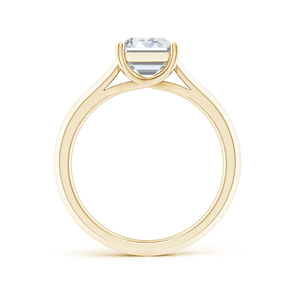 10x7.5mm FGVS Lab-Grown Emerald-Cut Diamond Knife-Edge Shank Trellis Engagement Ring in Yellow Gold side 199