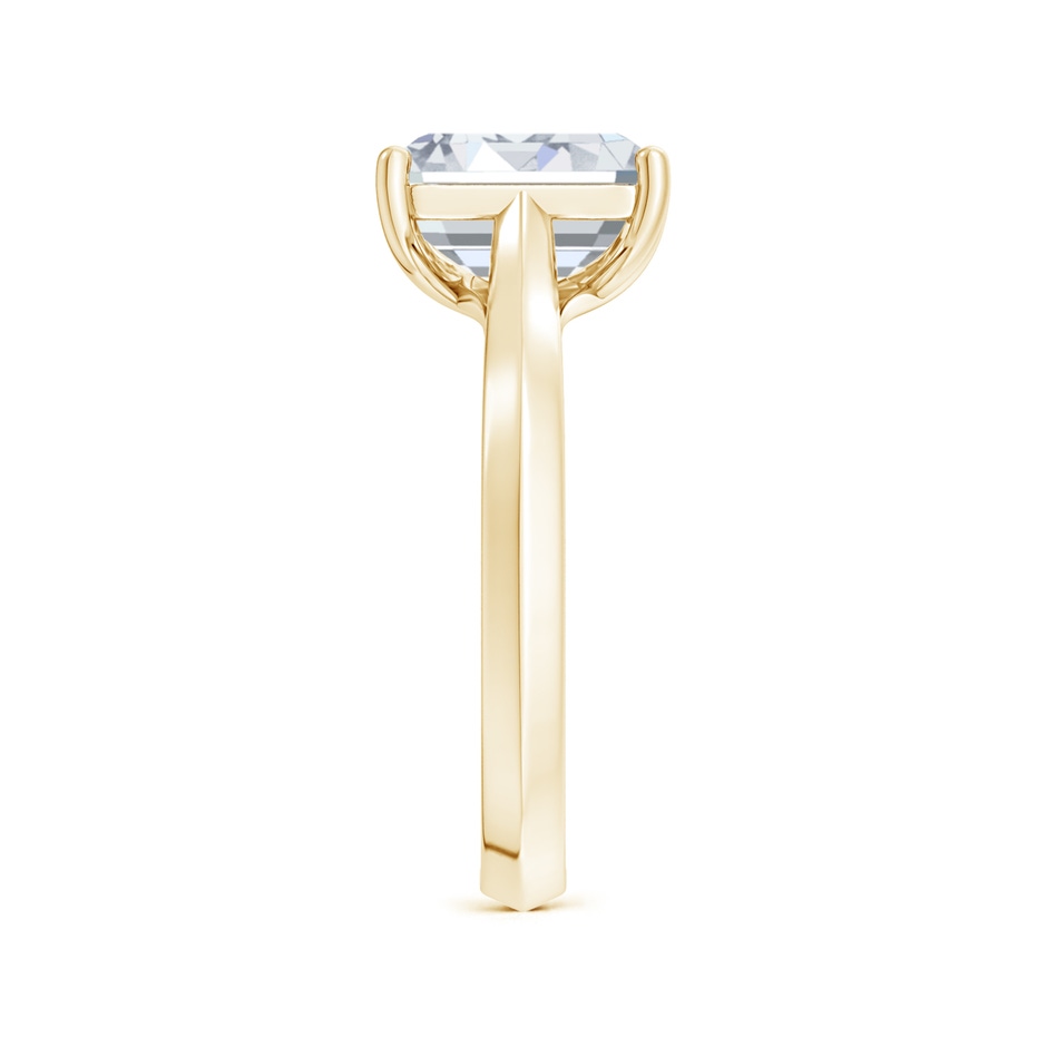10x7.5mm FGVS Lab-Grown Emerald-Cut Diamond Knife-Edge Shank Trellis Engagement Ring in Yellow Gold side 299