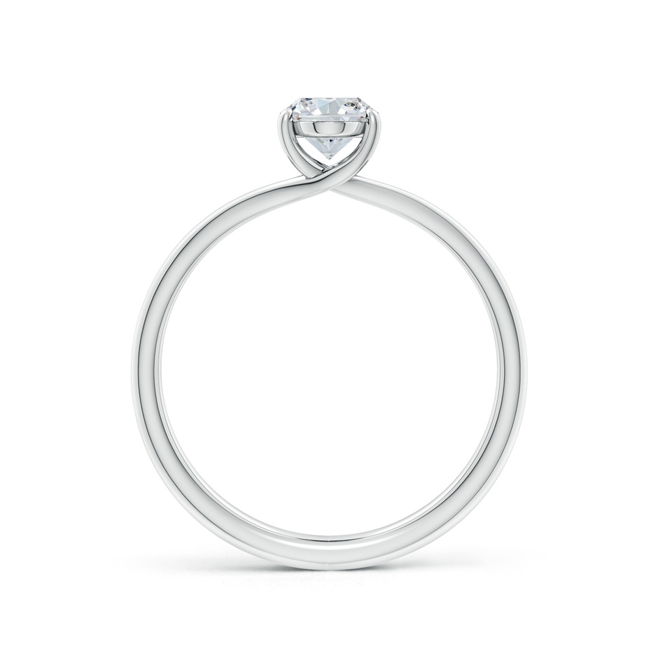 7.7x5.7mm FGVS Lab-Grown Oval Diamond Double Shank Solitaire Engagement Ring in 9K White Gold side 199