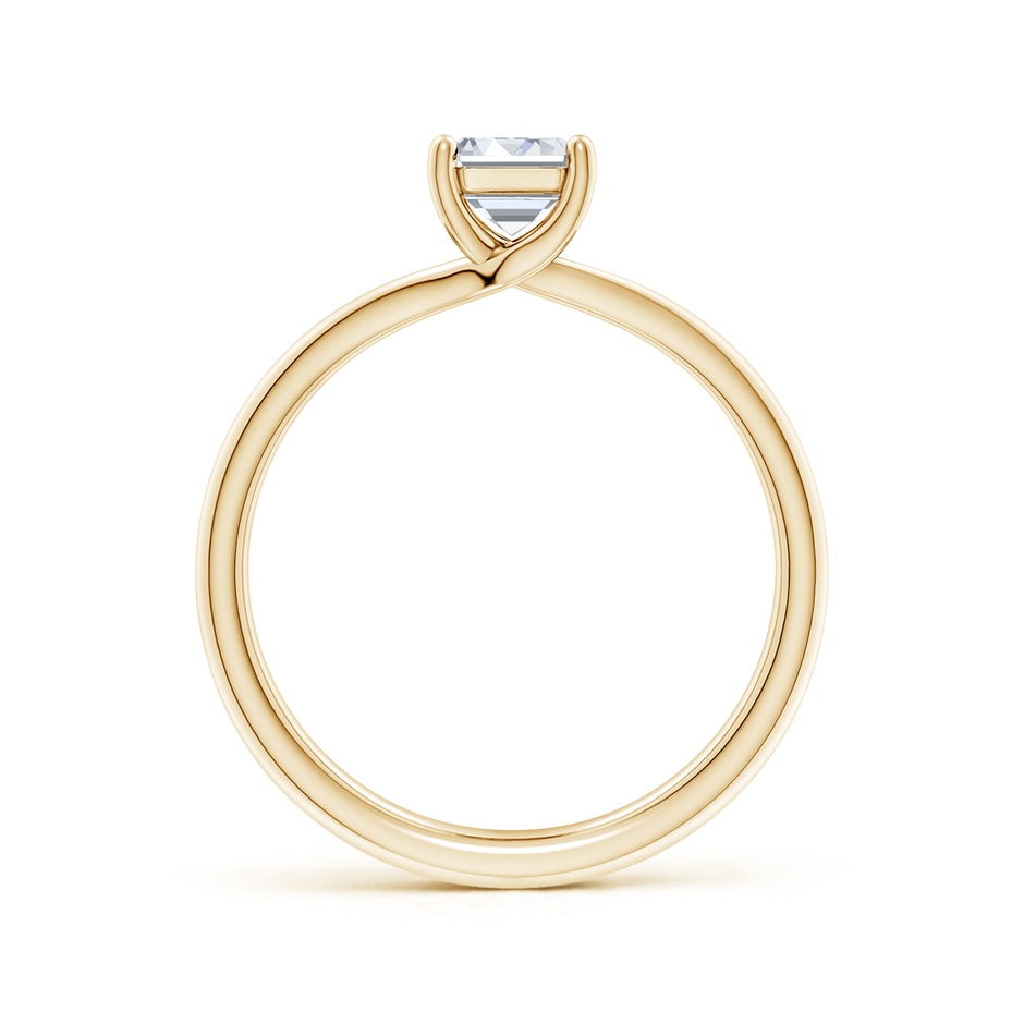 10x7.5mm FGVS Lab-Grown Emerald-Cut Diamond Double Shank Solitaire Engagement Ring in Yellow Gold side 199