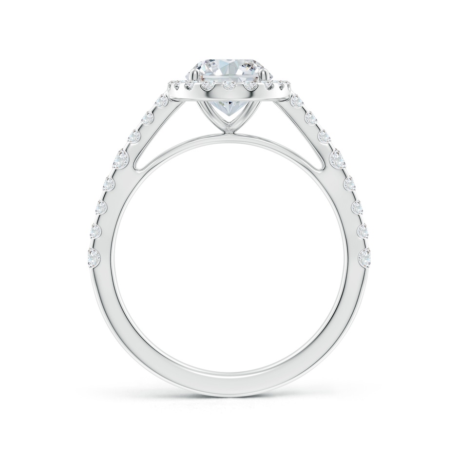 8.5x6.5mm FGVS Lab-Grown Oval Diamond Station Halo Engagement Ring in White Gold side 199