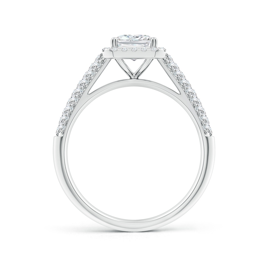 7.5x5.8mm FGVS Lab-Grown Radiant-Cut Diamond Halo Engagement Ring with Pave-Set Accents in White Gold side 199