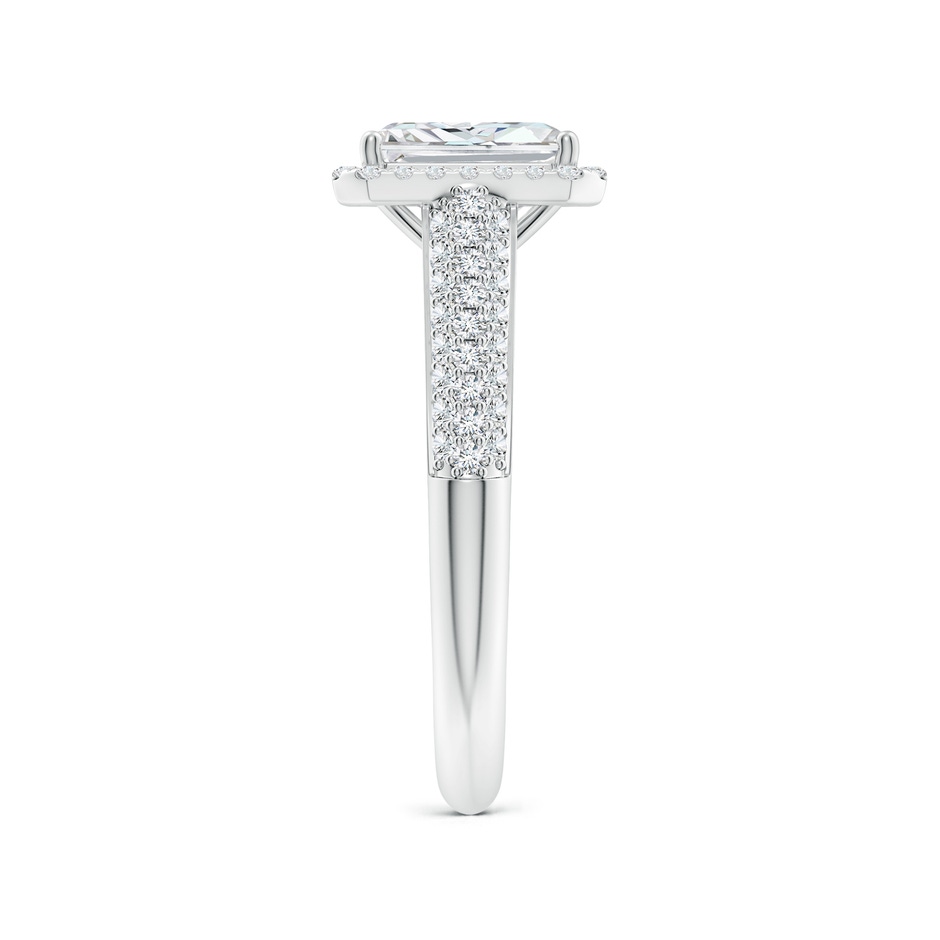 7.5x5.8mm FGVS Lab-Grown Radiant-Cut Diamond Halo Engagement Ring with Pave-Set Accents in White Gold side 299