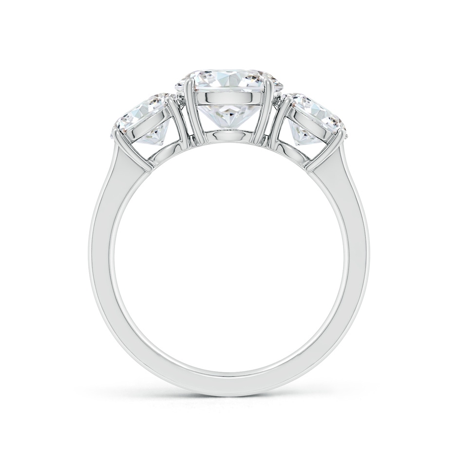 8mm FGVS Lab-Grown Round Diamond Three Stone Classic Engagement Ring in White Gold side 199