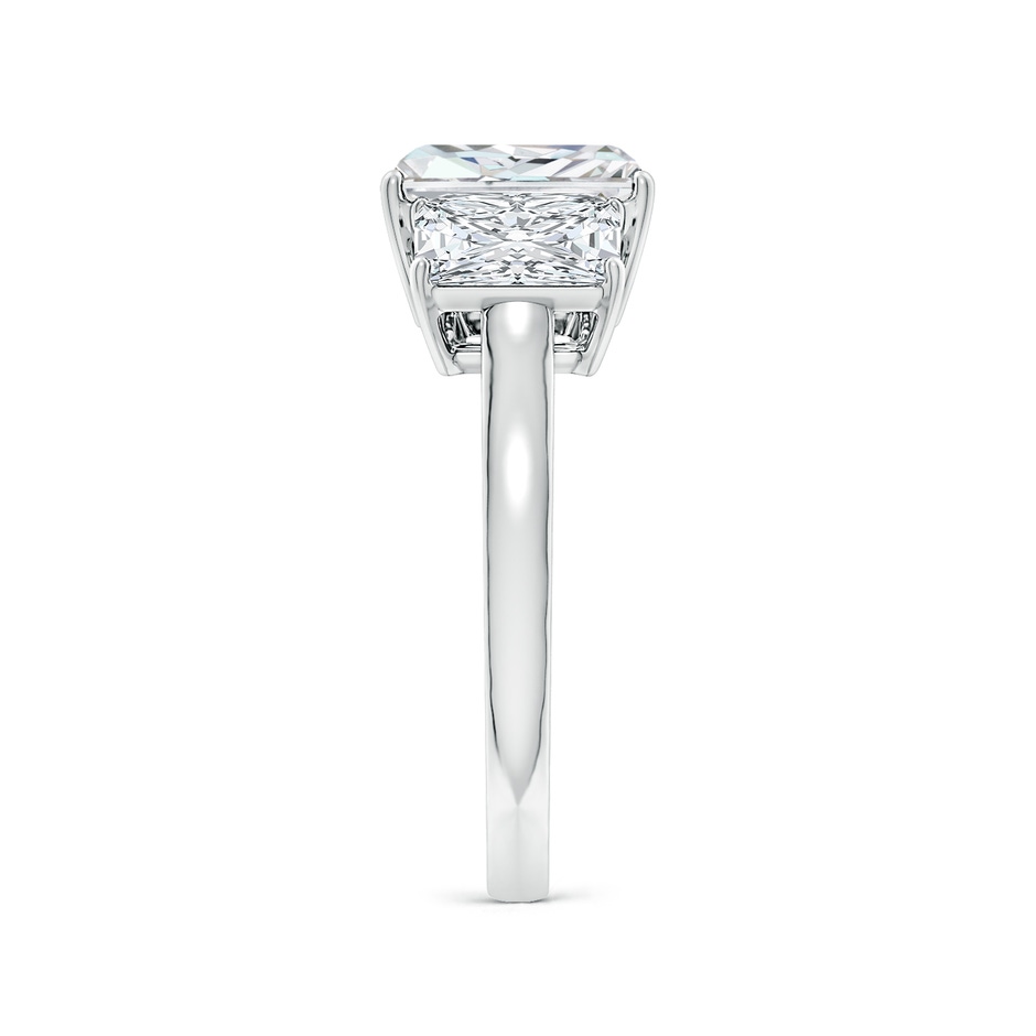 8x6mm FGVS Lab-Grown Radiant-Cut Diamond Three Stone Classic Engagement Ring in White Gold side 299