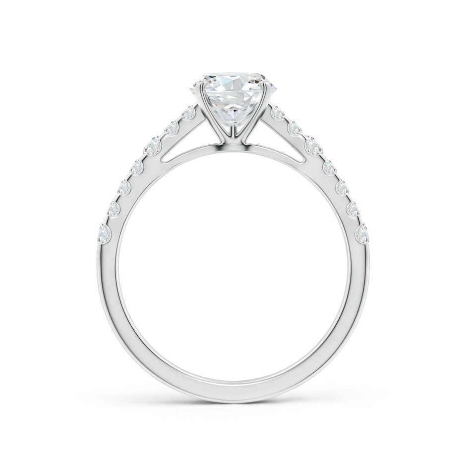 6.5mm FGVS Lab-Grown Solitaire Round Diamond Station Engagement Ring in White Gold side 199