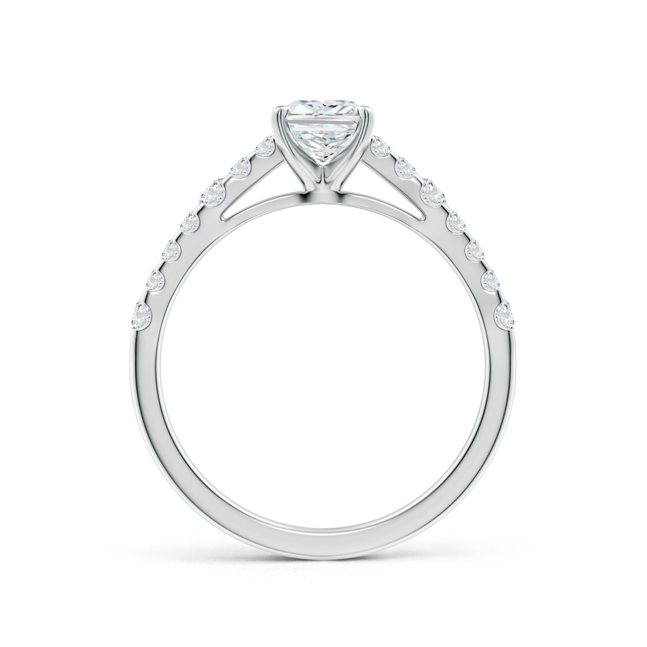 7x5mm FGVS Lab-Grown Solitaire Radiant-Cut Diamond Station Engagement Ring in White Gold side 199