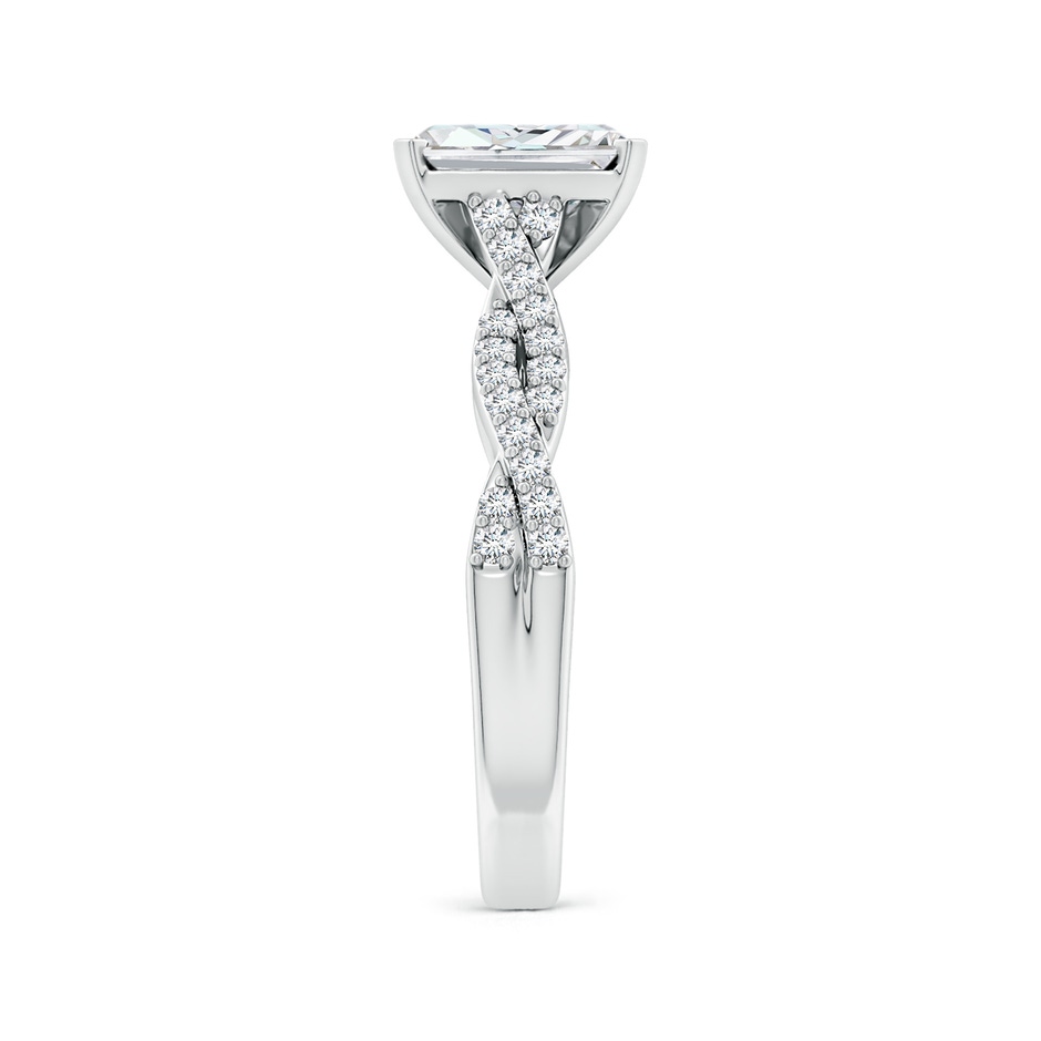 7.5x5.8mm FGVS Lab-Grown Peg Head Radiant-Cut Diamond Twist Shank Engagement Ring in White Gold side 299