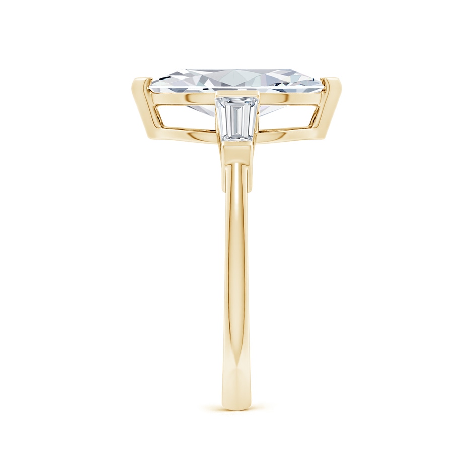 13x6.5mm FGVS Lab-Grown Marquise and Tapered Baguette Diamond Side Stone Engagement Ring in Yellow Gold side 299