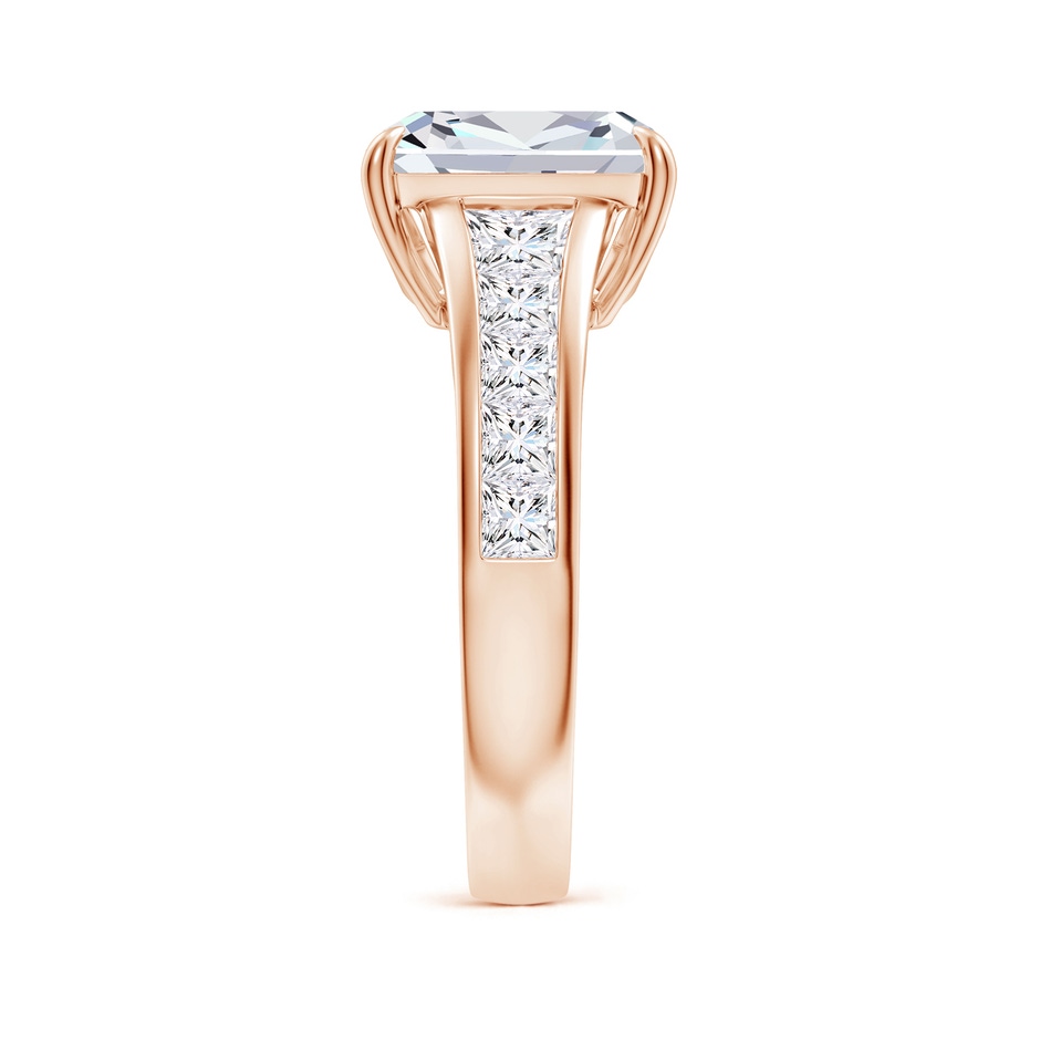 10x7.5mm FGVS Cushion Rectangular Lab-Grown Diamond Cocktail Ring in Rose Gold side 299