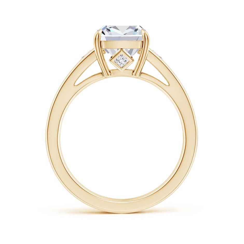 10x7.5mm FGVS Cushion Rectangular Lab-Grown Diamond Cocktail Ring in Yellow Gold side 199