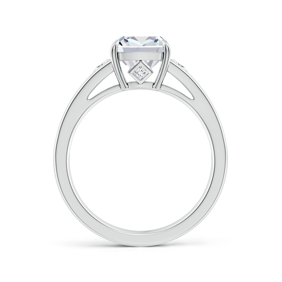 9x7mm FGVS Cushion Rectangular Lab-Grown Diamond Cocktail Ring in White Gold side 199