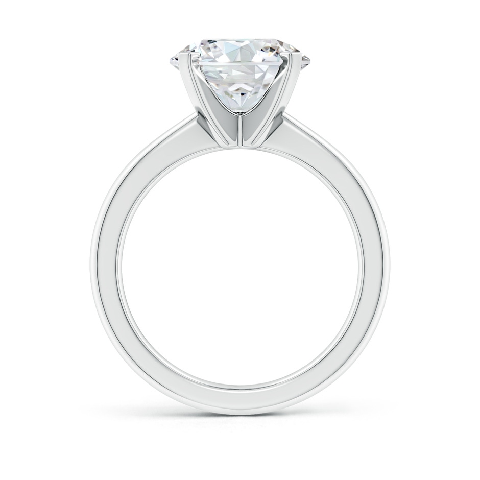10.1mm FGVS Lab-Grown Round Diamond Reverse Tapered Shank Solitaire Engagement Ring in P950 Platinum side 199