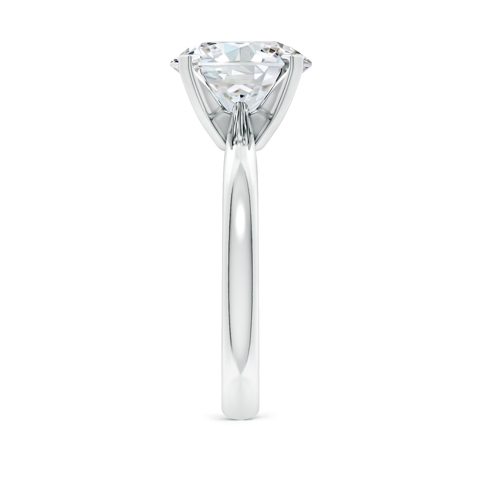 10.1mm FGVS Lab-Grown Round Diamond Reverse Tapered Shank Solitaire Engagement Ring in P950 Platinum side 299