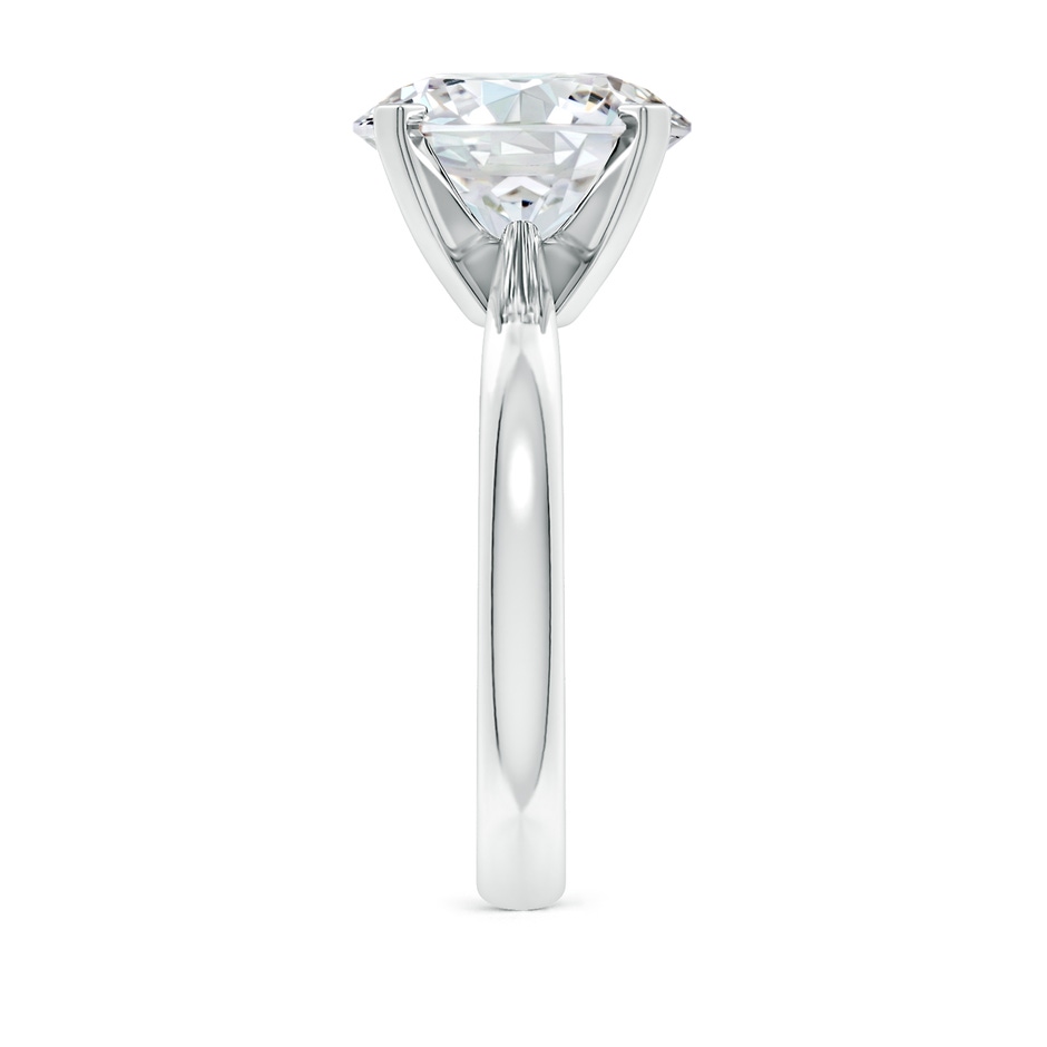 11.1mm FGVS Lab-Grown Round Diamond Reverse Tapered Shank Solitaire Engagement Ring in P950 Platinum side 299