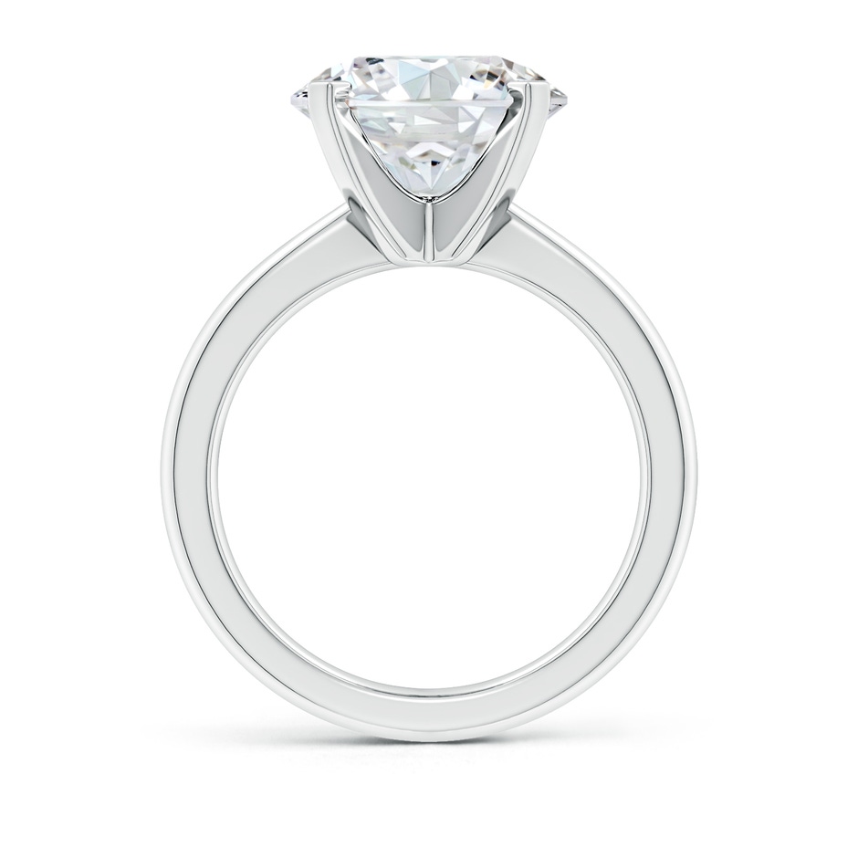 11.1mm FGVS Lab-Grown Round Diamond Reverse Tapered Shank Solitaire Engagement Ring in White Gold side 199