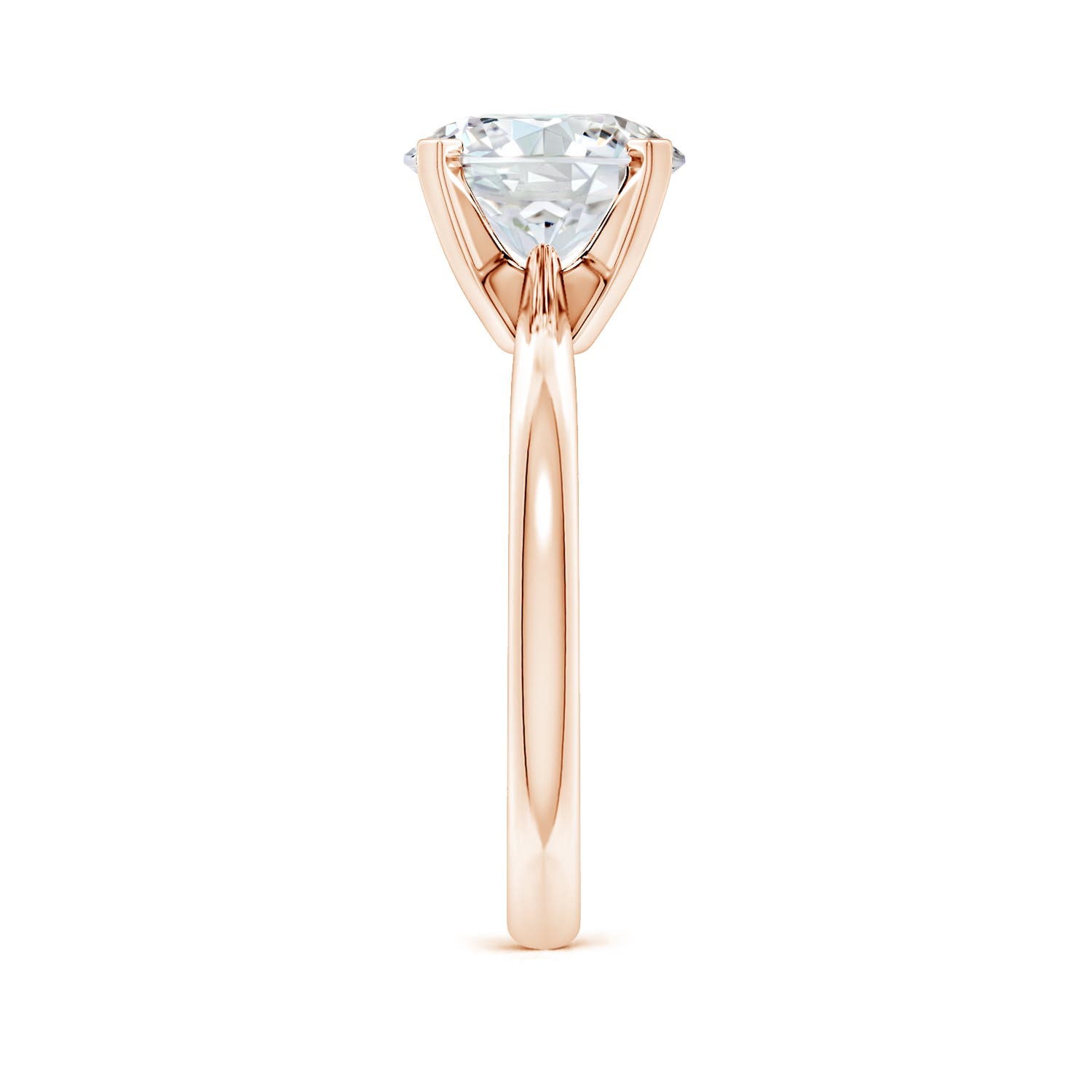 F-G, VS / 3 CT / 14 KT Rose Gold