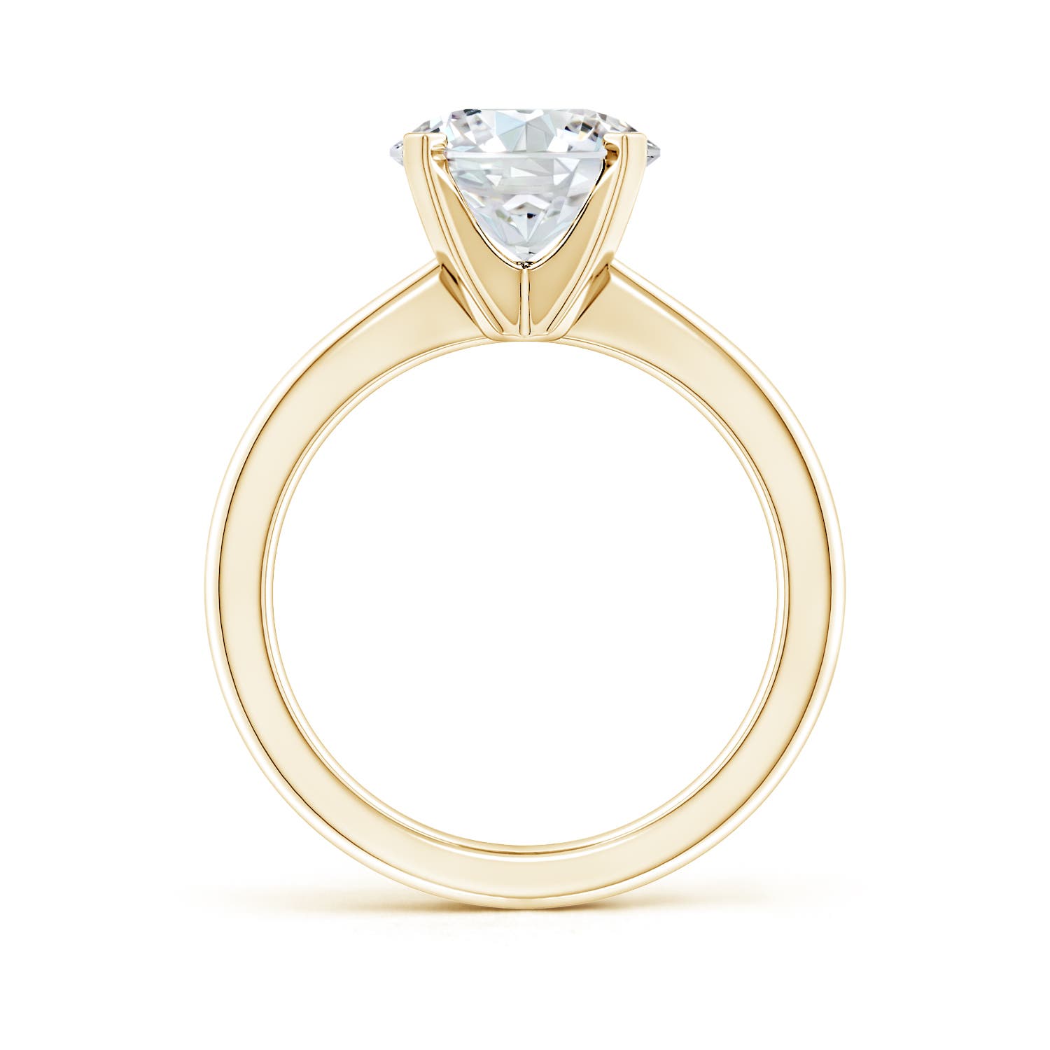 F-G, VS / 3 CT / 14 KT Yellow Gold